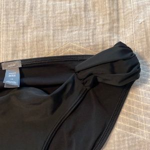 Womans black aerie bikini bottom size large